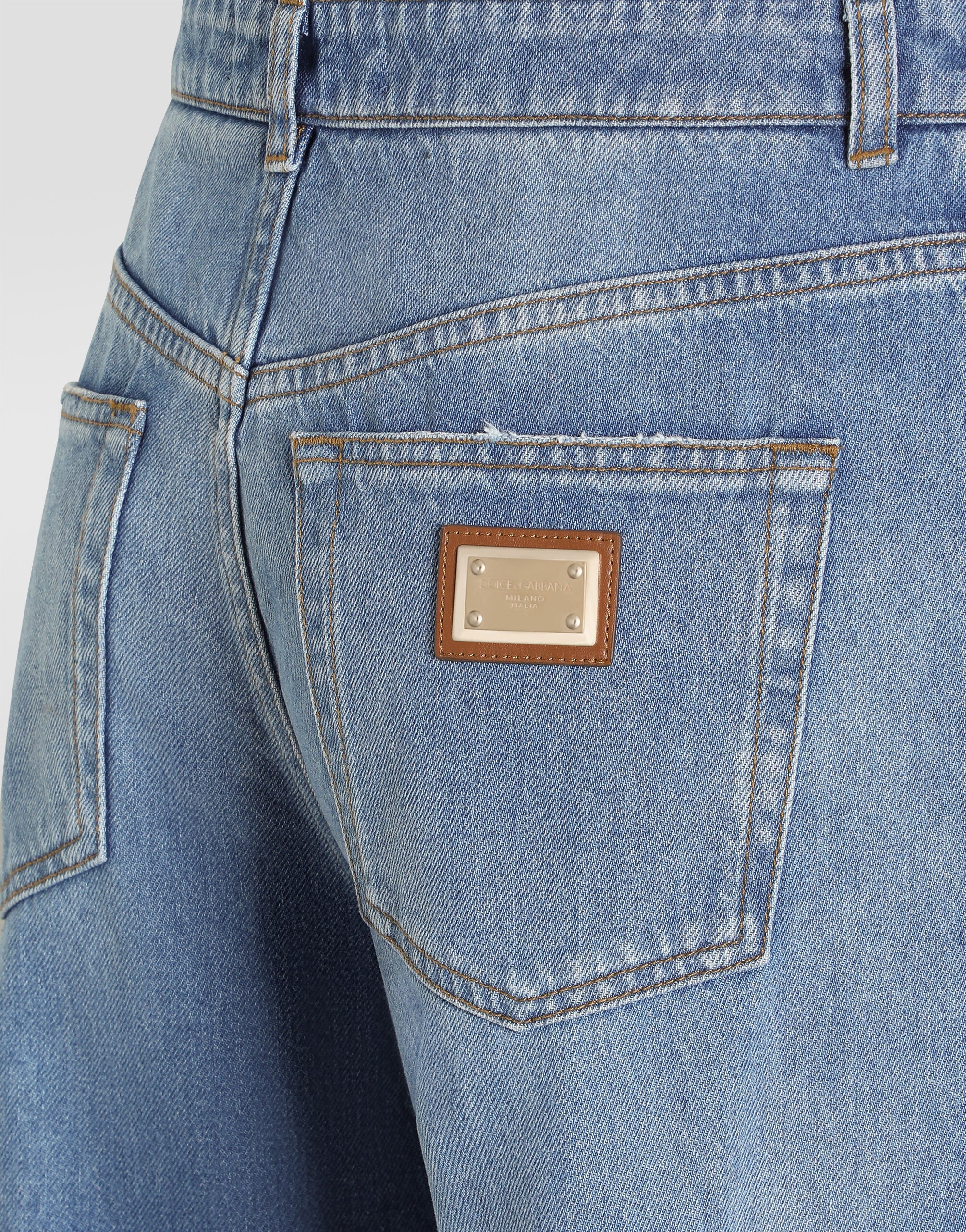 5-pocket denim trousers