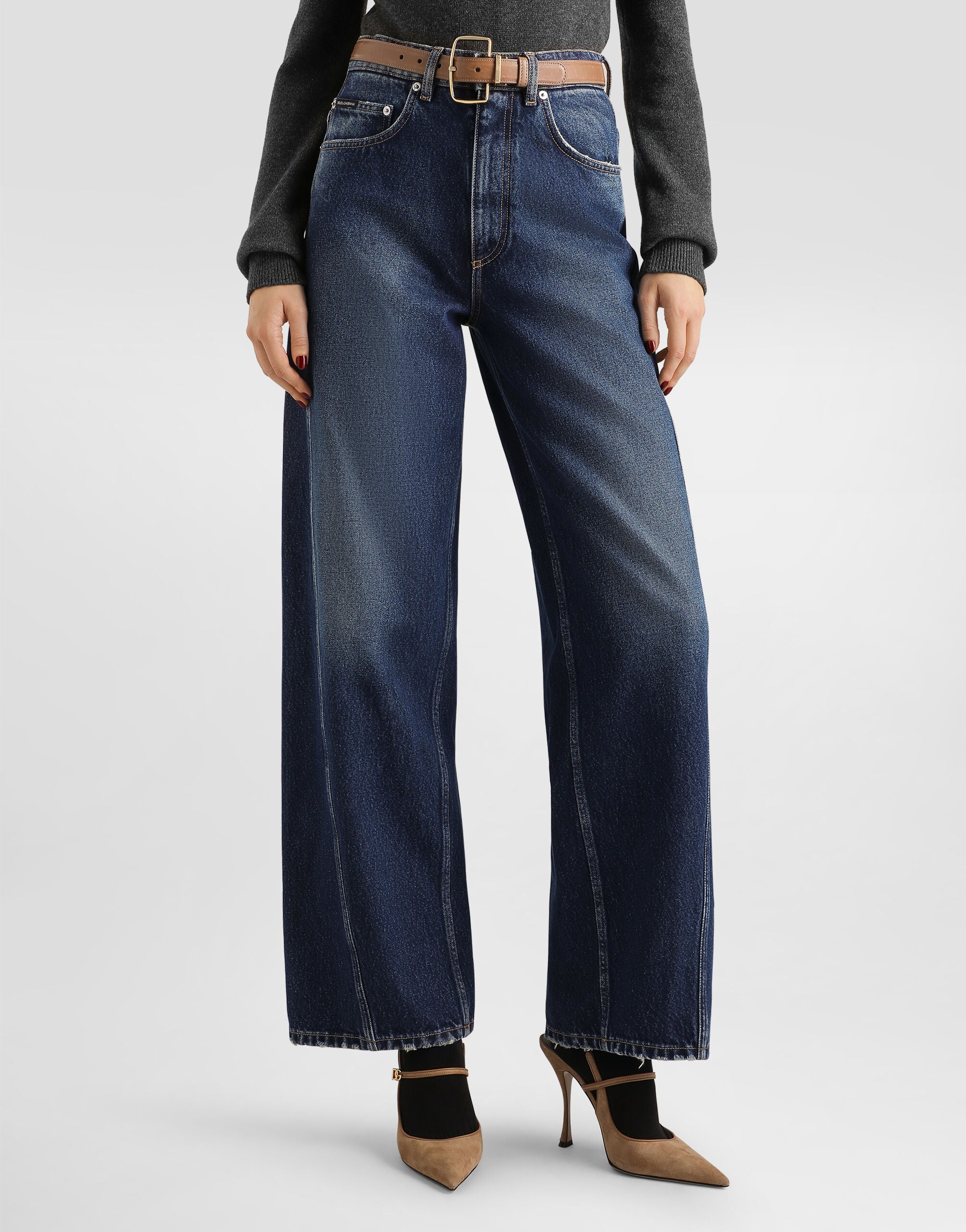5-pocket denim trousers