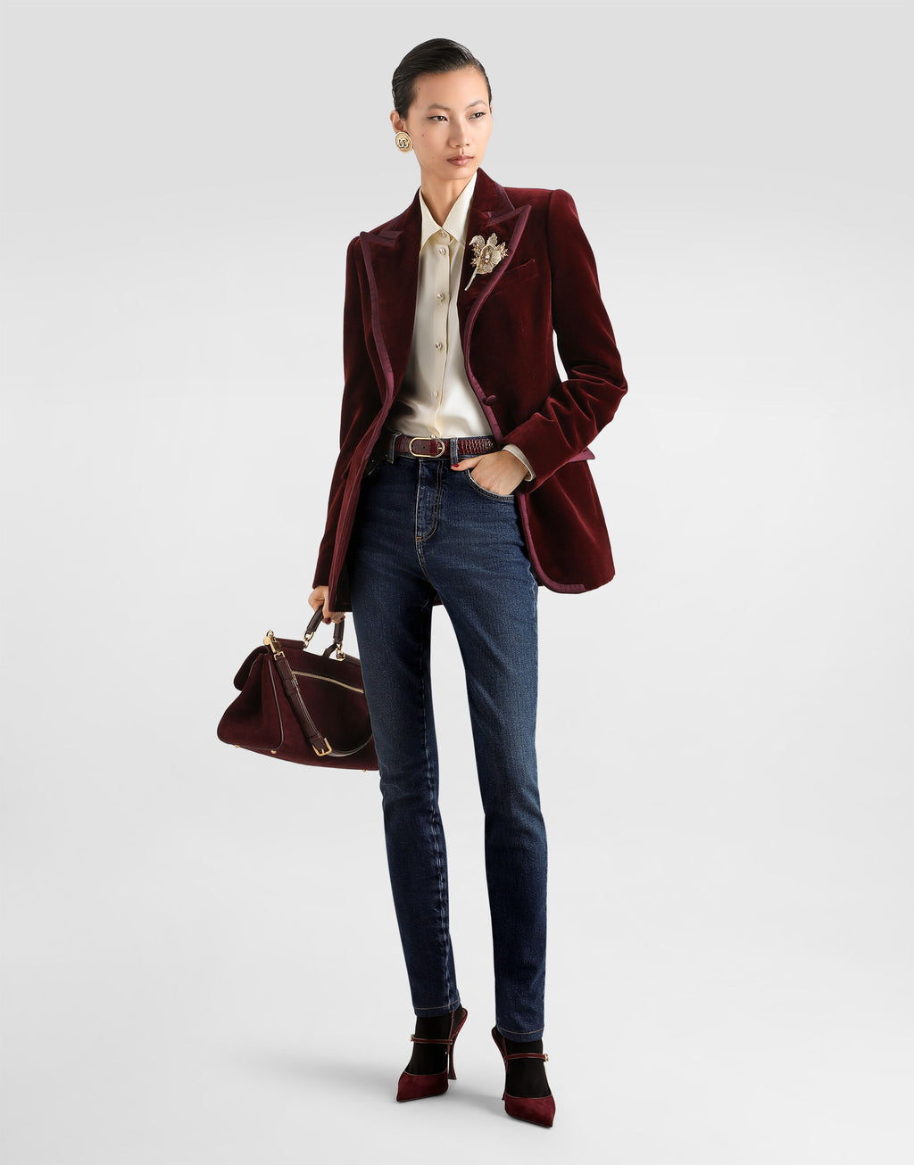 5-pocket denim trousers