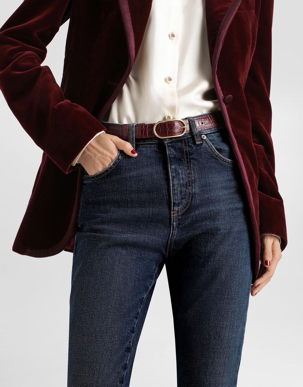 5-pocket denim trousers