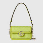 Gucci Go Small Shoulder Bag – Bright Green GG Canvas