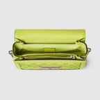 Gucci Go Small Shoulder Bag – Bright Green GG Canvas