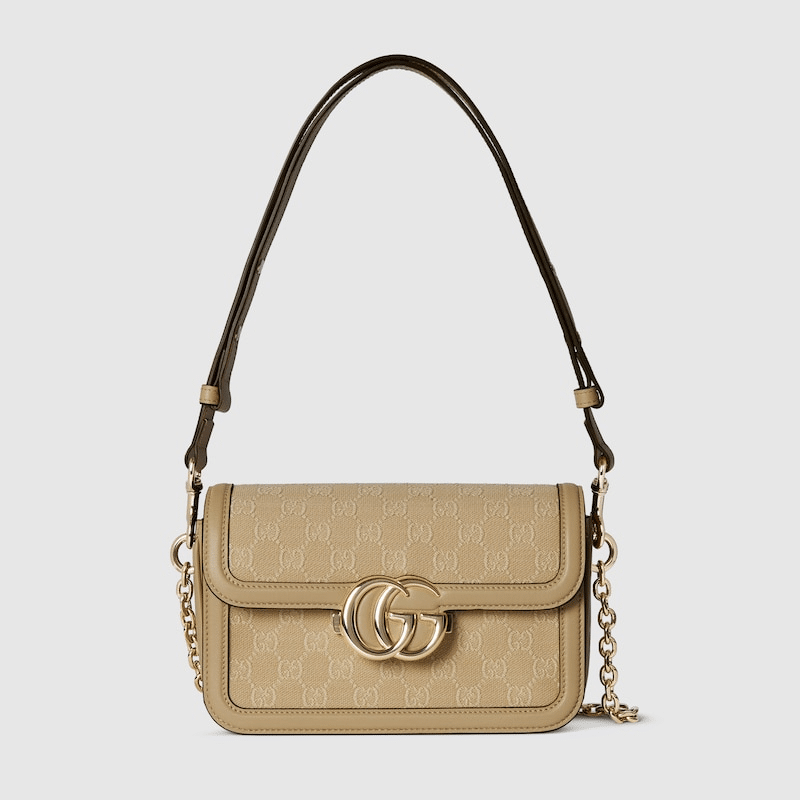 Gucci Go Small Shoulder Bag – Beige GG Canvas