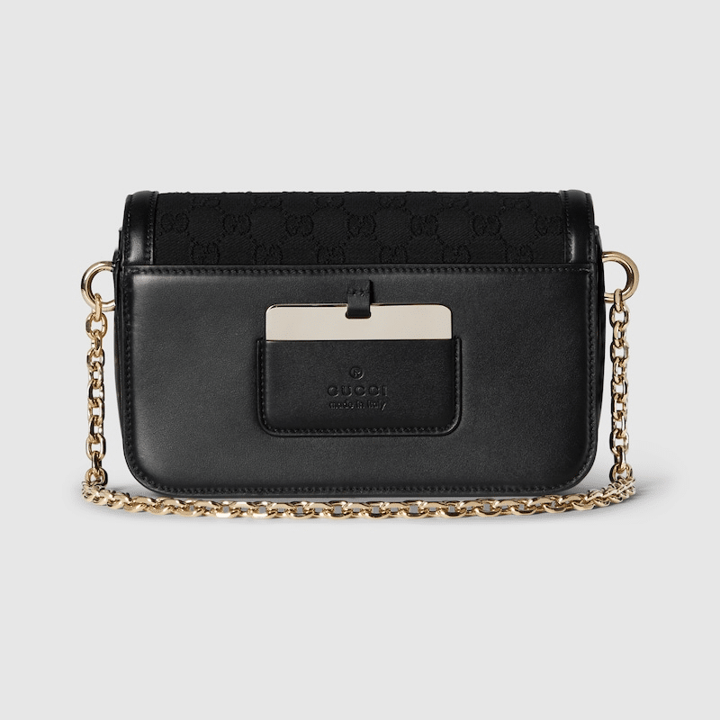 Gucci Go Small Shoulder Bag – Black GG Canvas
