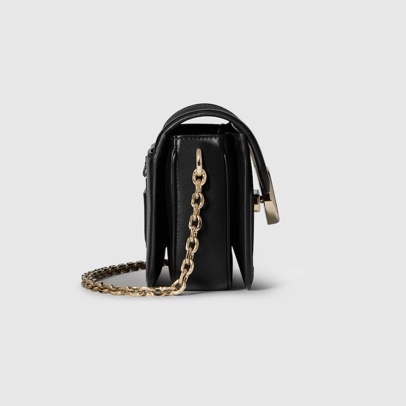 Gucci Go Small Shoulder Bag – Black GG Canvas