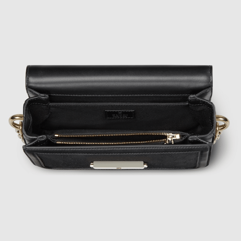 Gucci Go Small Shoulder Bag – Black GG Canvas