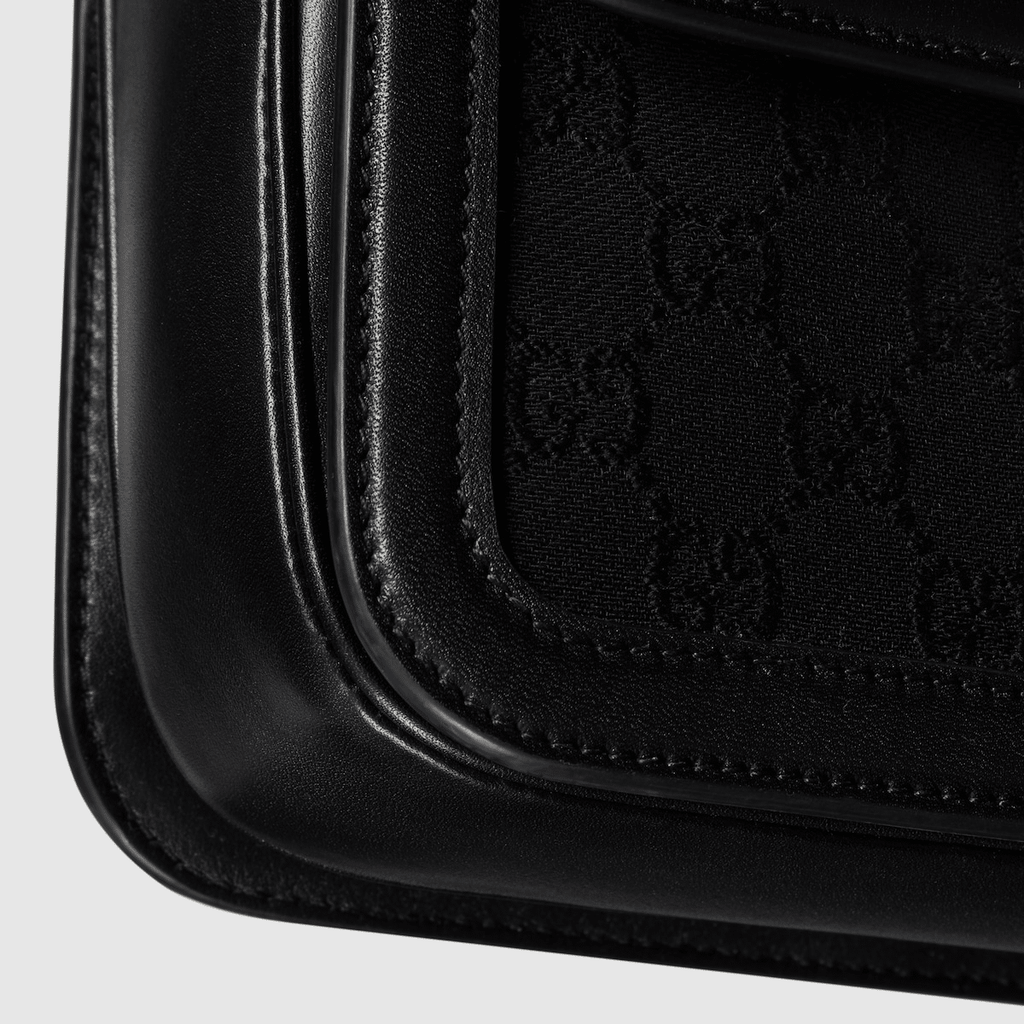 Gucci Go Small Shoulder Bag – Black GG Canvas