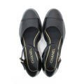 Shiny Goatskin Mary Jane Flats