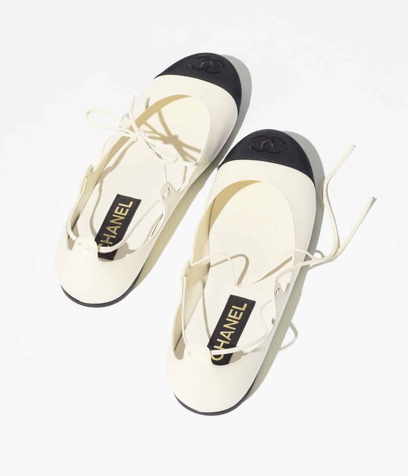 MARY JANES   Lambskin &amp; Grosgrain  Ivory &amp; Black