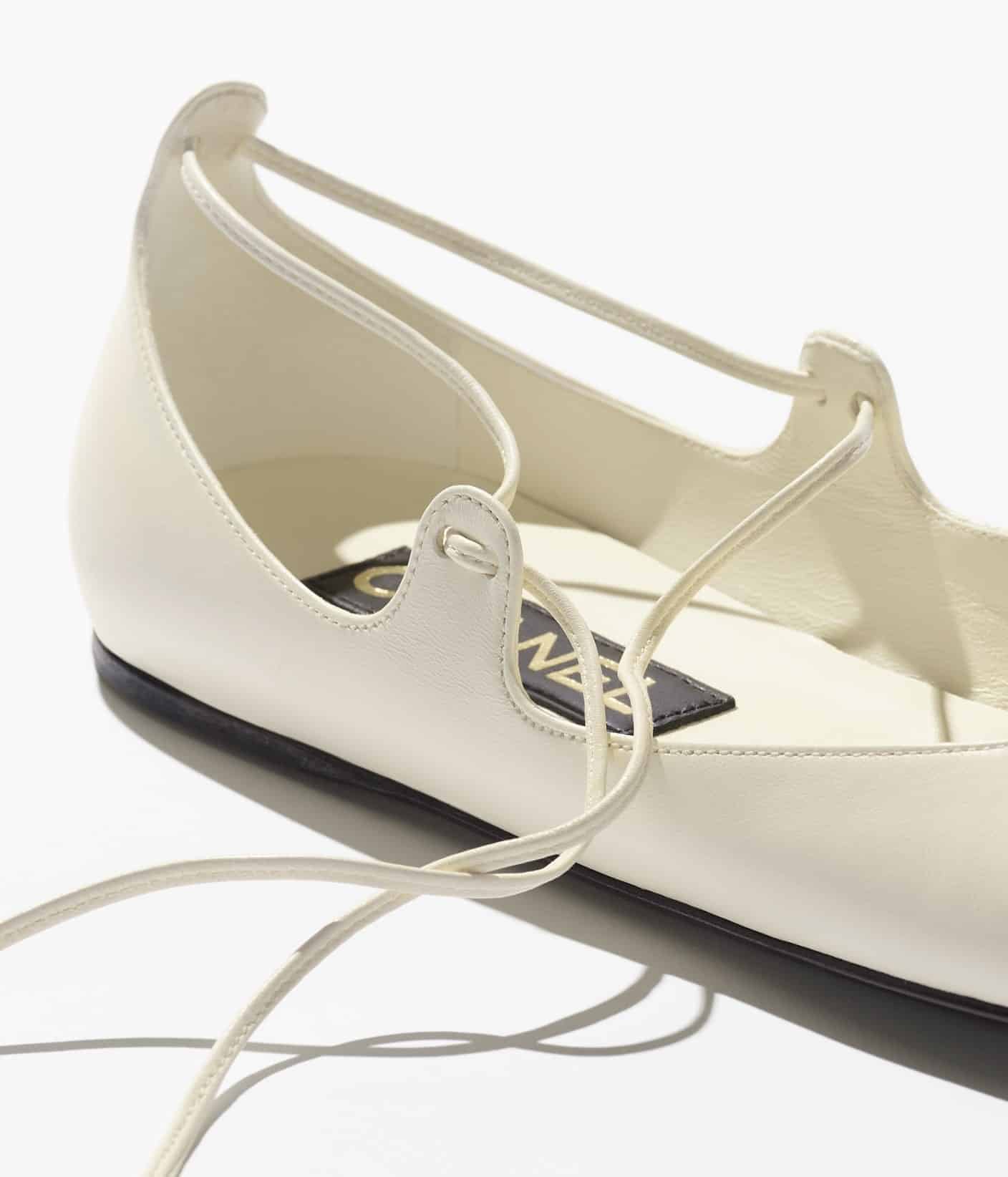 MARY JANES   Lambskin &amp; Grosgrain  Ivory &amp; Black