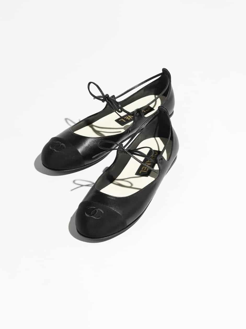 MARY JANES   Lambskin &amp; Grosgrain  Black