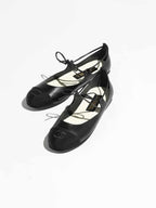 MARY JANES   Lambskin &amp; Grosgrain  Black