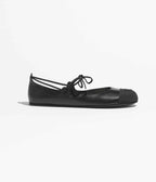 MARY JANES   Lambskin &amp; Grosgrain  Black