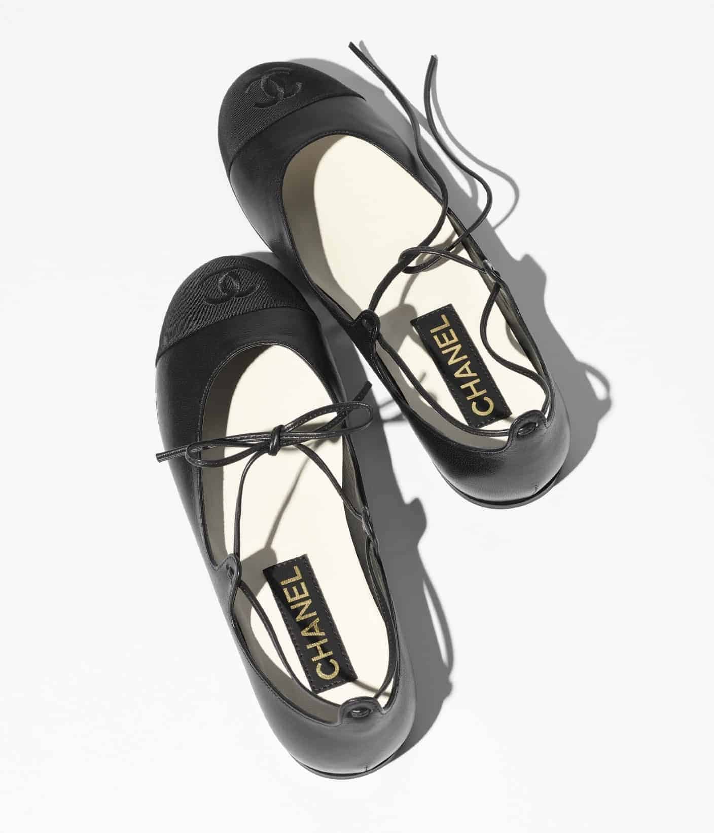 MARY JANES   Lambskin &amp; Grosgrain  Black