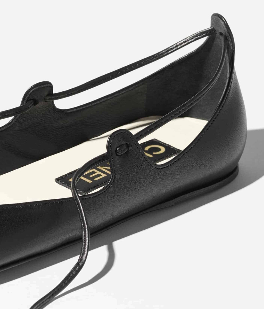 MARY JANES   Lambskin &amp; Grosgrain  Black