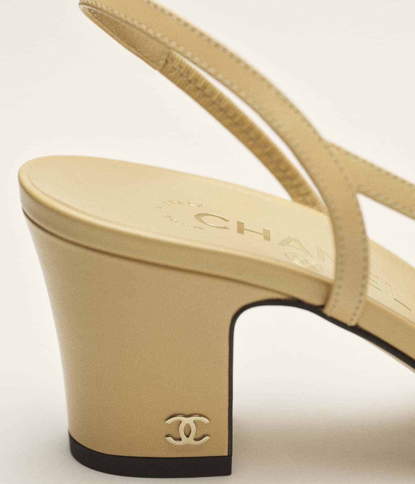 SLINGBACKS   Goatskin &amp; Grosgrain