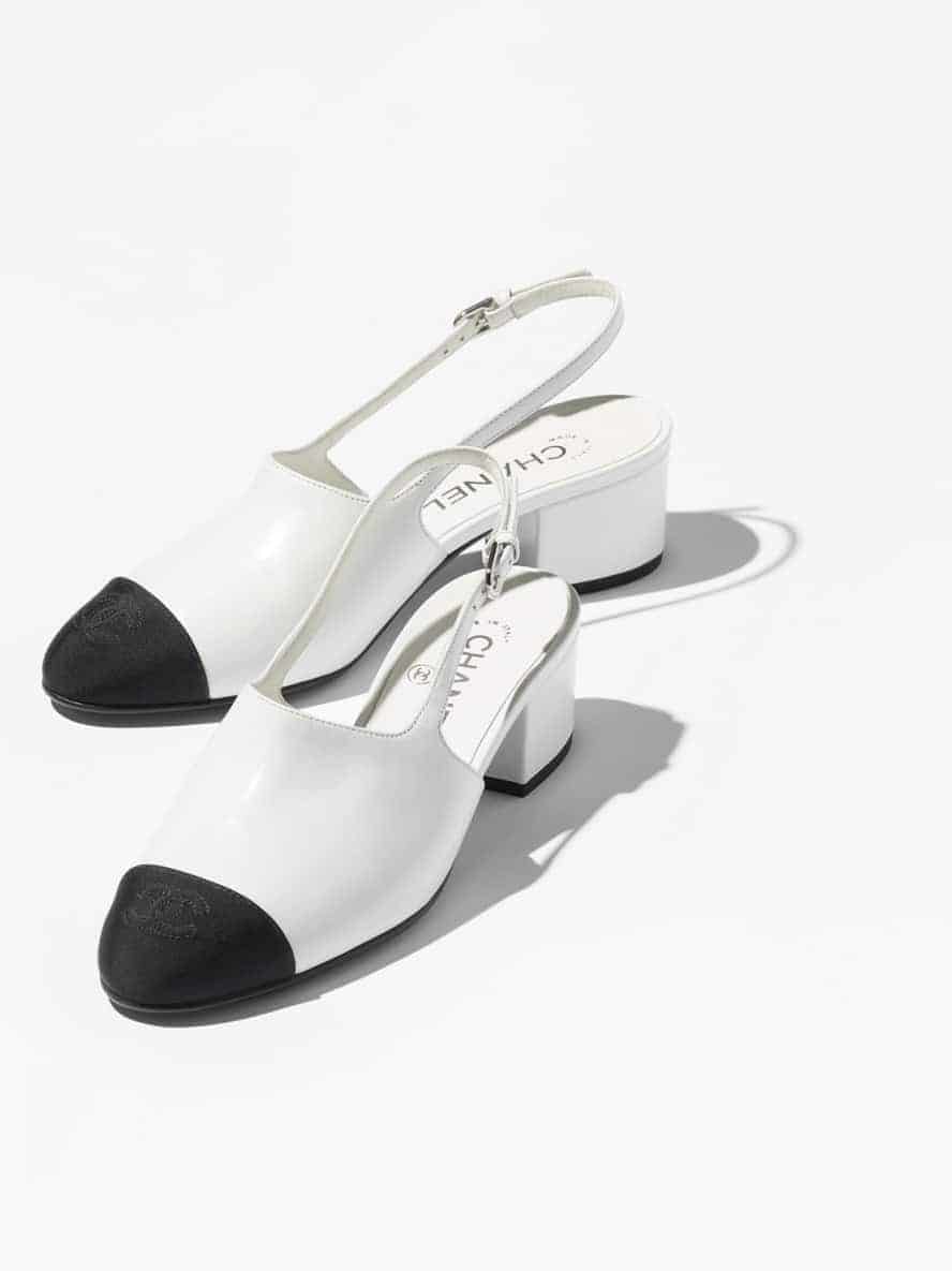SLINGBACKS  Goatskin &amp; Grosgrain