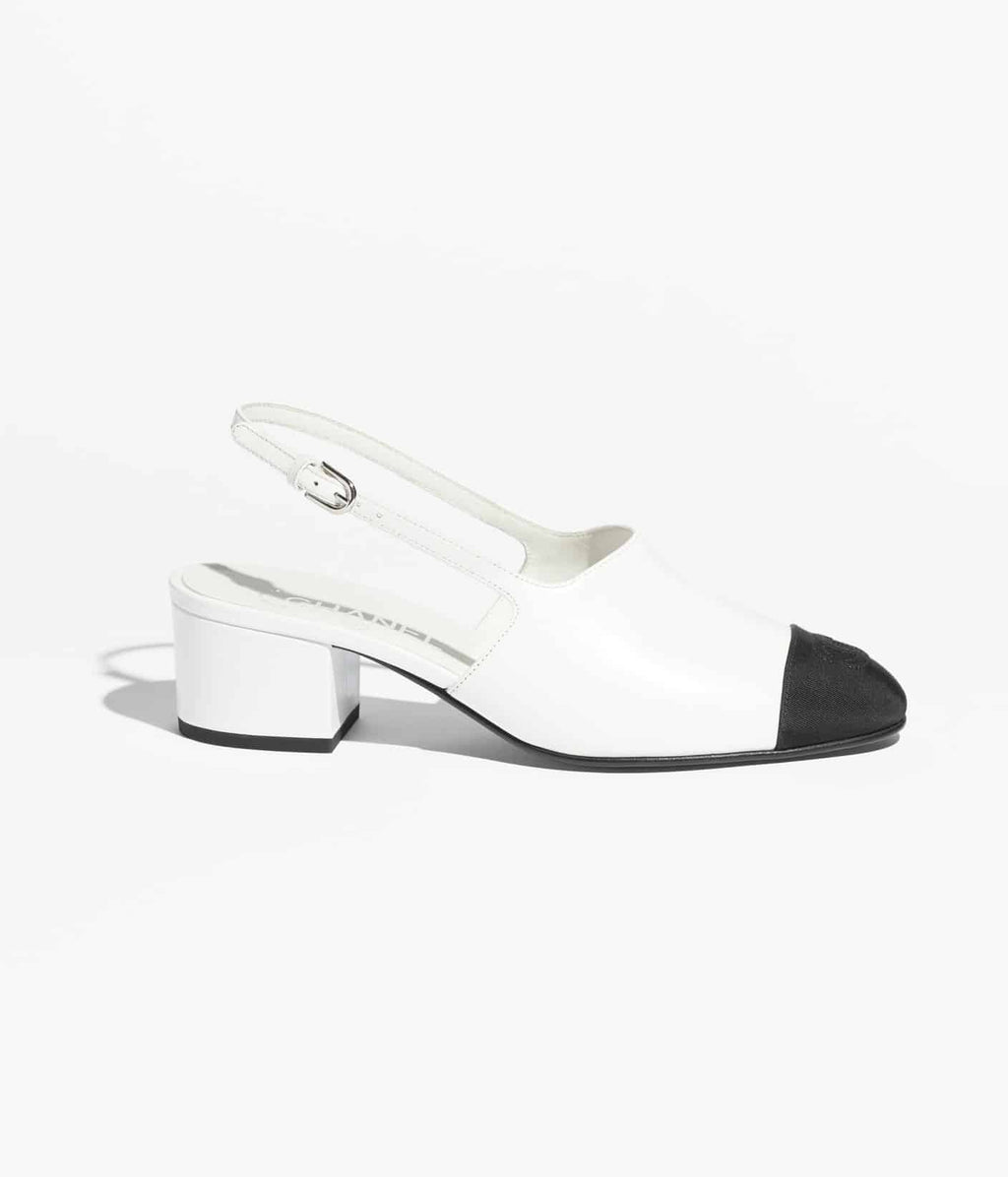 SLINGBACKS  Goatskin &amp; Grosgrain