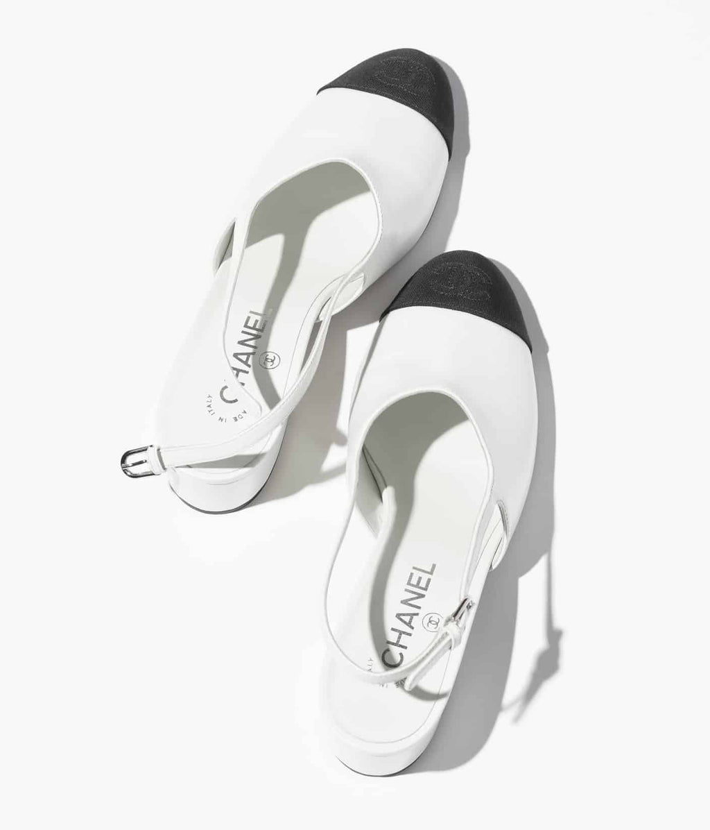 SLINGBACKS  Goatskin &amp; Grosgrain