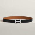 Hermès H belt buckle &amp; Reversible leather strap 32 mm