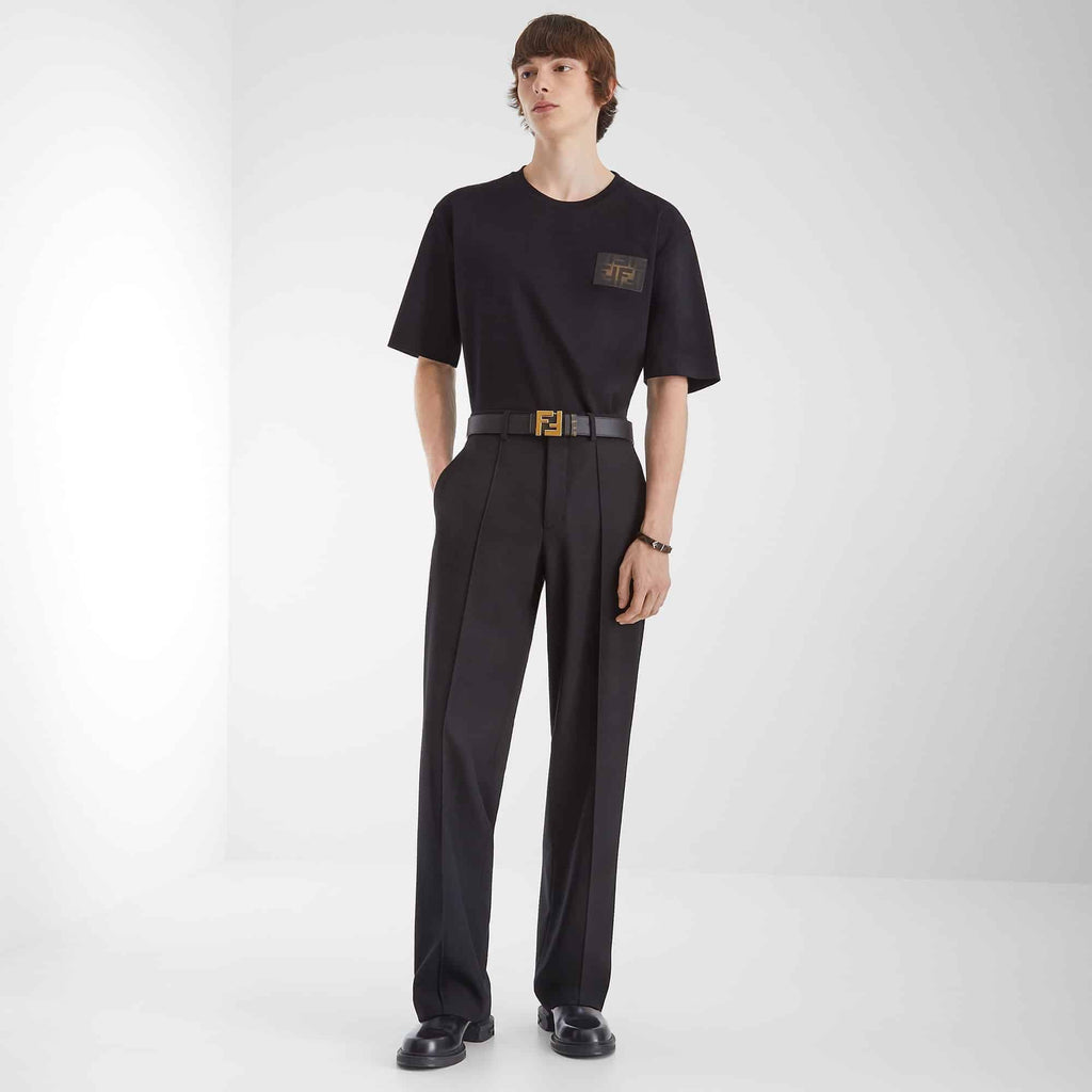 Fendi Black jersey T-shirt