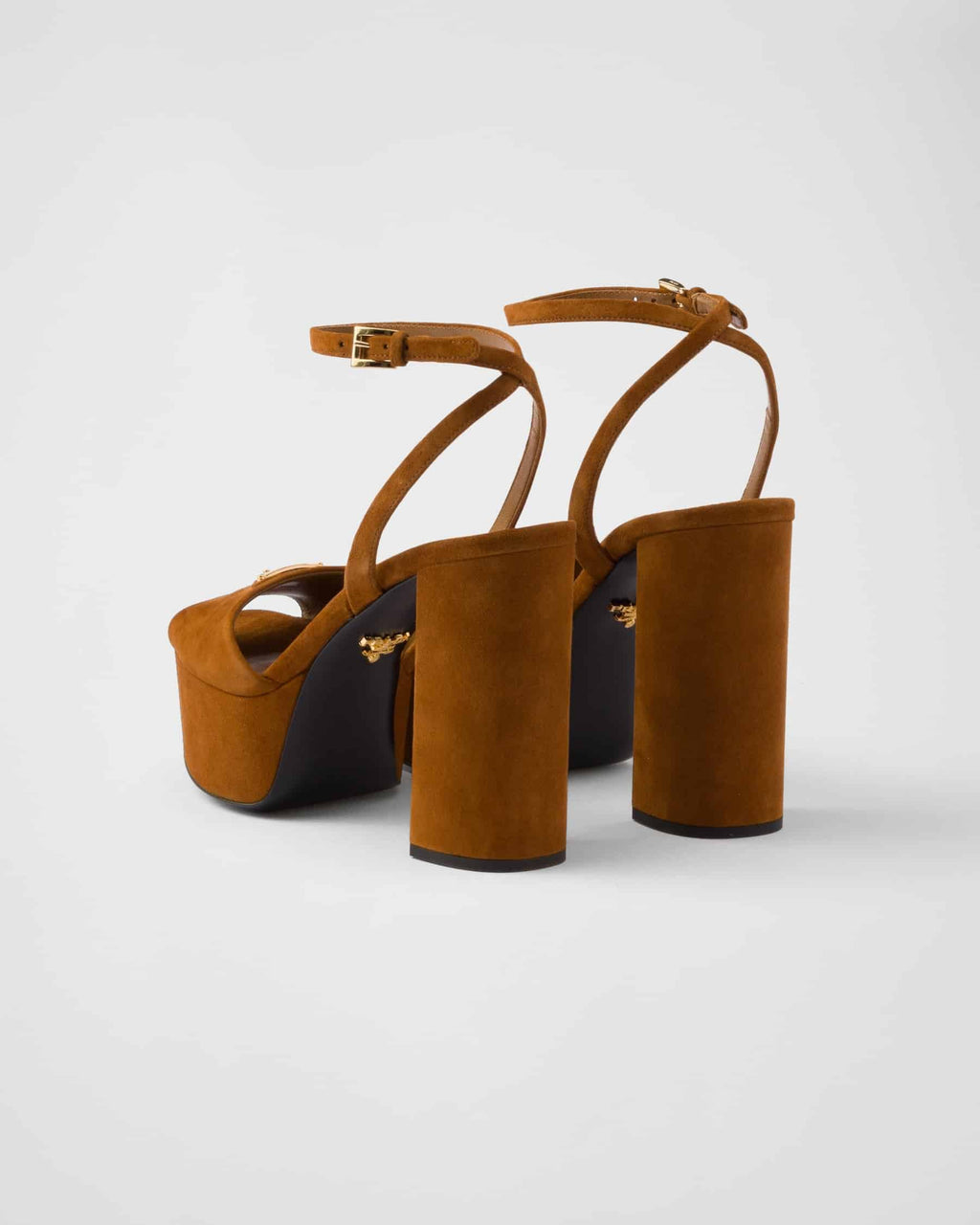 Prada Suede platform sandals