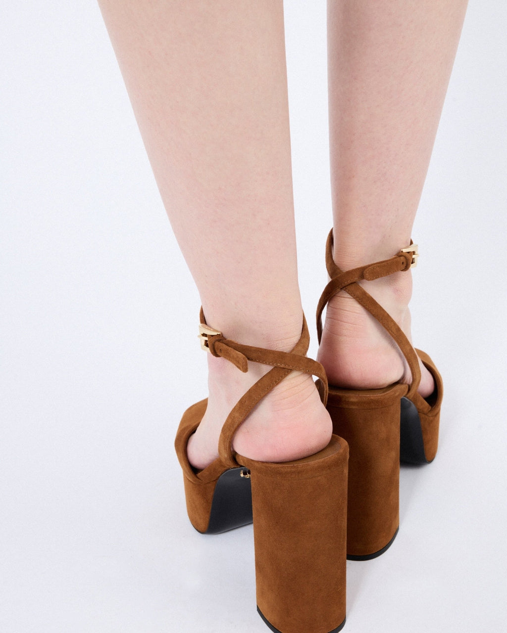 Prada Suede platform sandals