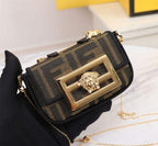 Fendi Baguette Golden Detailed Mini Bag