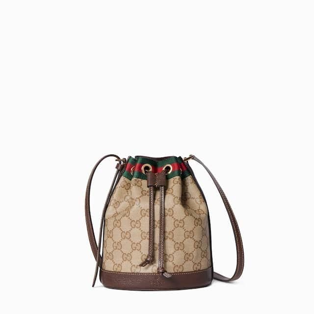 Mini bucket bag with Web