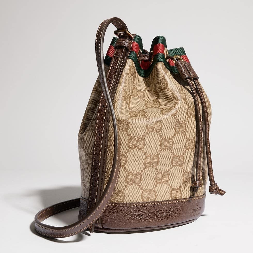 Mini bucket bag with Web