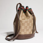 Mini bucket bag with Web