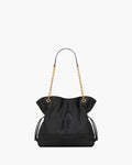 JAMIE SHOPPING SMALL IN LAMBSKIN BLACK