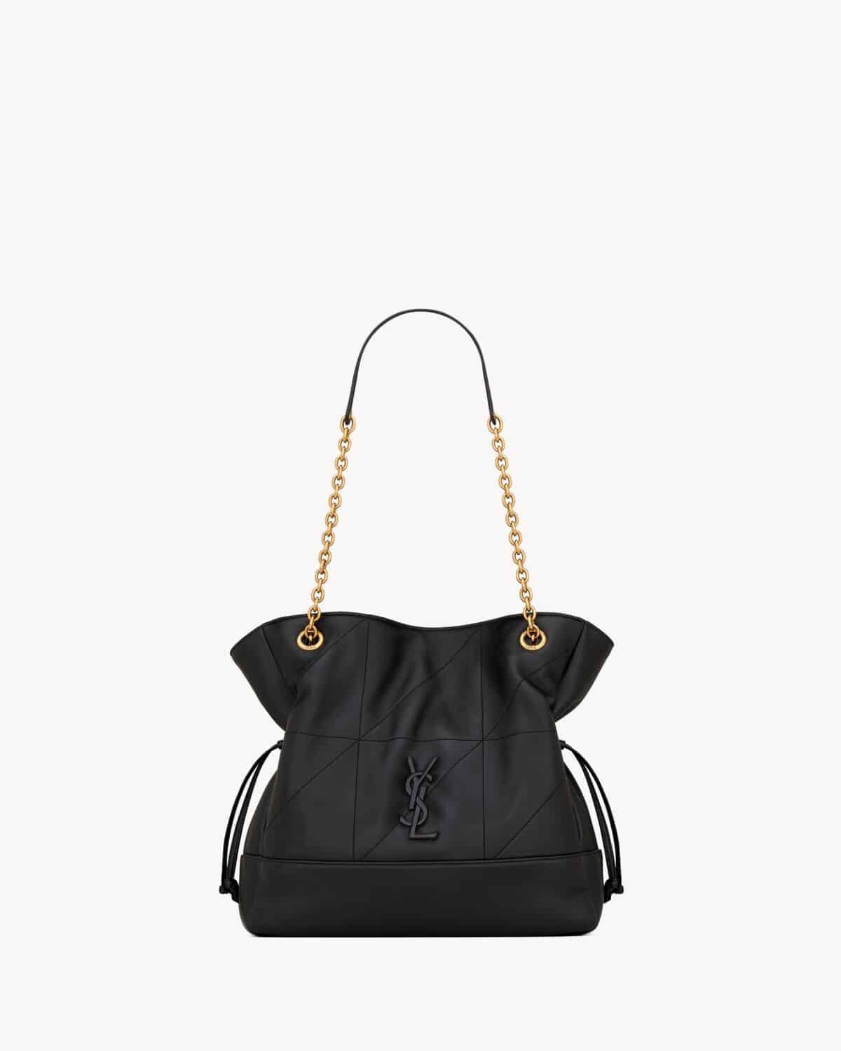 JAMIE SHOPPING SMALL IN LAMBSKIN BLACK