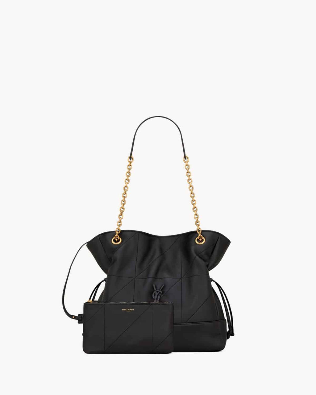 JAMIE SHOPPING SMALL IN LAMBSKIN BLACK