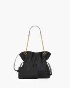 JAMIE SHOPPING SMALL IN LAMBSKIN BLACK