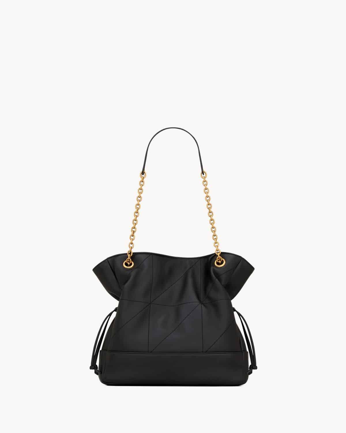 JAMIE SHOPPING SMALL IN LAMBSKIN BLACK