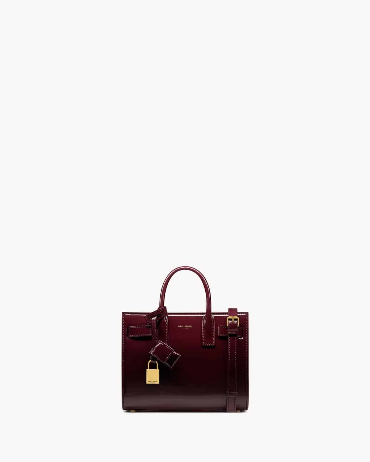 SAC DE JOUR IN PATENT LEATHER - NANO
