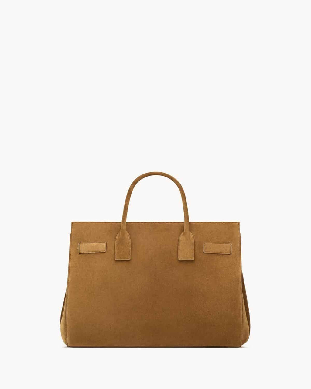 SAC DE JOUR IN SUEDE – LARGE CARAMEL COGNAC