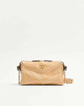 Valentino Garavani Panthea Small Shoulder Bag In Nappa Leather With A Chevron Pattern
