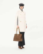 Valentino Garavani Laseine Shopping Bag In Nappa Leather With A Chevron Pattern