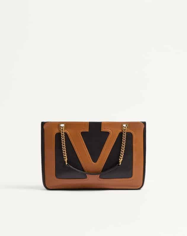 Valentino Garavani Viva Superstar Small Nappa Leather Shopping Bag