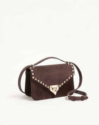 Valentino Garavani Rockstud Small Shoulder Bag In Suede