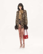 Valentino Garavani Rockstud Small Shoulder Bag In Suede