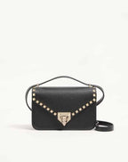 Valentino Garavani Rockstud Small Shoulder Bag In Suede