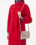 Small Rockstud Grainy Calfskin Crossbody Bag
