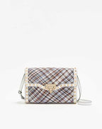 Valentino Garavani Rockstud Small Shoulder Bag In Woven Fabric