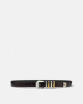 Versace Medusa Heritage Croc-Effect Leather Belt