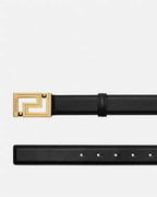 Versace Greca Buckle Leather Belt
