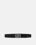 Versace Greca Buckle Leather Belt