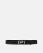 Versace Greca Buckle Leather Belt